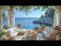 Positive Morning Jazz Smooth Jazz In Luxury Cabin Overlook Calm Sea Start A Peaceful Day