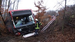 preview picture of video 'Regionalbus kommt von der B496 bei Lutterberg ab 05.02.2013'