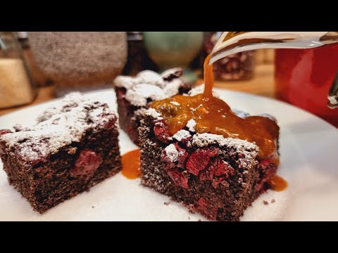 Cherry poppy seed cubes flour and milk free