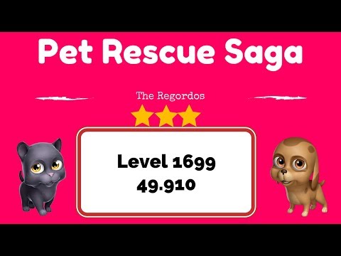 Pet Rescue Saga Level 1699 - No Boosters