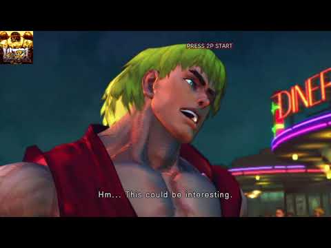 ULTRA STREET FIGHTER IV Arcade Mode Ken vs Shin Gouken Boss Fight