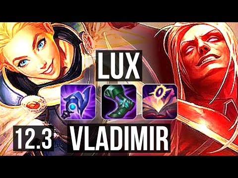 LUX vs VLAD (MID) | 5/0/5, 1.7M mastery, 300+ games | BR Diamond | 12.3