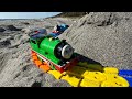 Talking Thomas The Tank Engine Original Plarail Course On The Sandy Beach