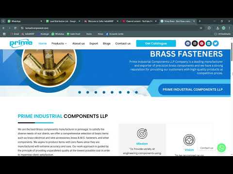 Brass electrical components