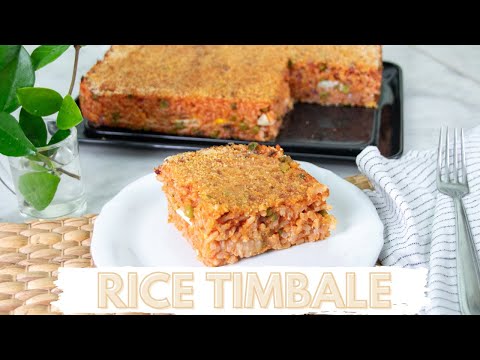 How to Make Italian Rice Timbale | Baked Italian Rice Casserole (TIMBALLO DI RISO)