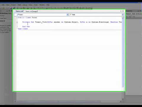 VB NET Tutorial 23   Timers Visual Basic 2008 2010