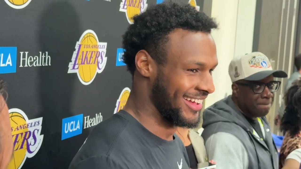 Bronny James ahead of matchup vs Rockets, It's my dream to play in the playoffs - 4/16/26