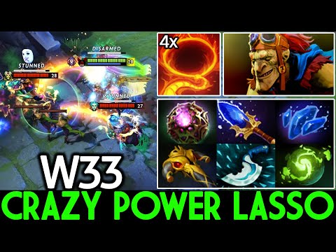 W33 [Batrider] Shows Its Crazy Power Refresher + Scepter Dota 2