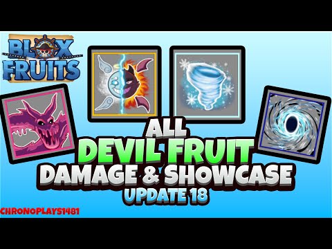 All Devil Fruit Damage and Showcase [600 Mastery] (Blox Fruits Update 18)