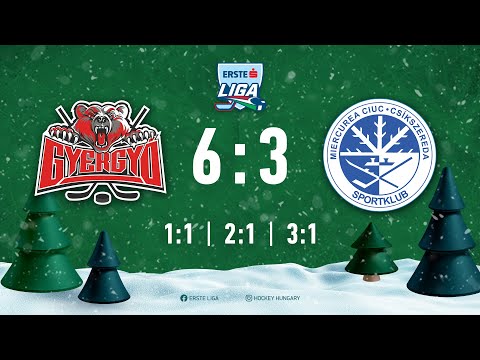 Gólösszefoglaló EL 118 - Gyergyói Hoki Klub - Sport Club Csíkszereda 6-3 20221230