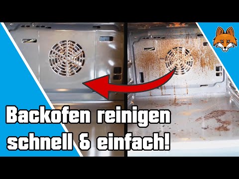 Backofen reinigen  - schnell und einfach mit Backpulver und Essig 📟