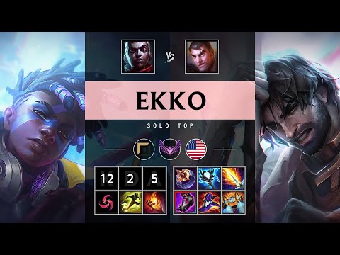 Ekko Top vs Jayce - NA Master Patch 25.07