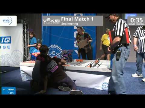 VEX Worlds 2016 - VEXIQ Elementary School - Finals 1 (7300A 1313) 86