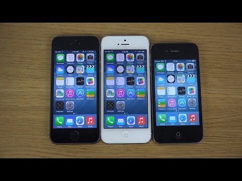 iPhone 5S iOS 8 Beta 2 vs. iPhone 5 iOS 8 Beta 2 vs. iPhone 4S iOS 8 Beta 2 - Benchmark Speed
