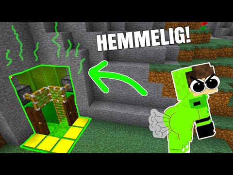 PRUTTENS HEMMELIGE BASE!! - Dansk Minecraft