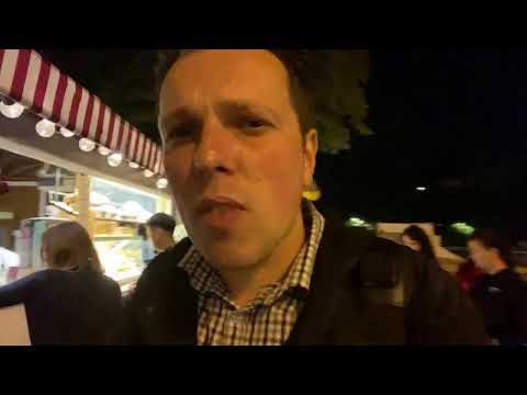 Walking The Center of Kaliningrad, Russia. Live