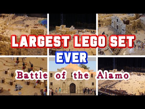 Largest LEGO Set Ever Built - the Battle of the Alamo