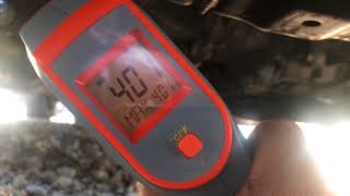 How to test a bad catalyc converter using 2 simple tools "scanner" and "infrared thermometer"