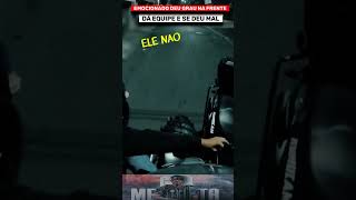 EMOCIONADO DEU GRAU NA FRENTE DA POLÍCIA E SE DEU MAL! 🚔💨#fly #viral #moto #police #fuga
