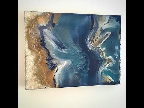Beach Resin Pour - with real sand!