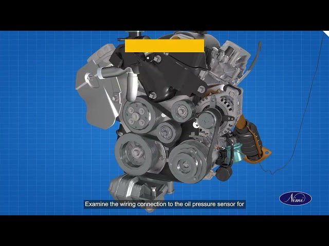 perform trouble shooting and remedy for oil pressure light