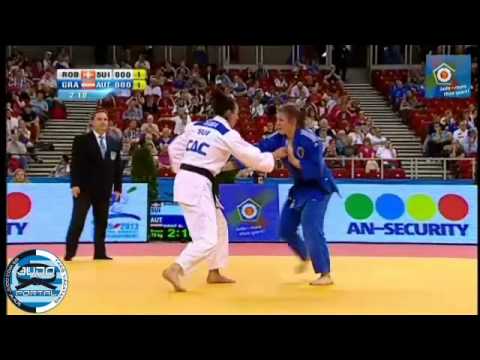 European Judo Championship Budapest 2013 Bronze -70kg ROBRA Juliane (SUI) - GRAF Bernadette (AUT)