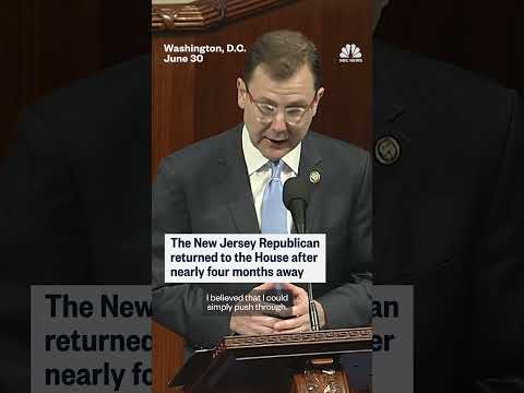 Rep. Tom Kean reveals he was treated for depression during four-month absence from Congress