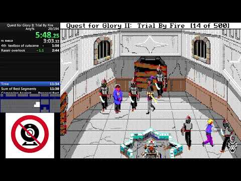 Quest For Glory 2: Trial By Fire, Any% in 11:29 by davidtki