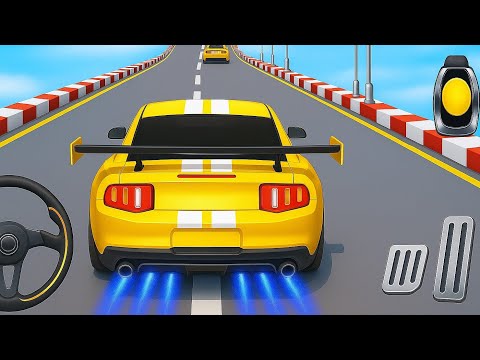 Mega Ramp Monster Car Racing 3D - Extreme Car Stunts - Android Gameplay