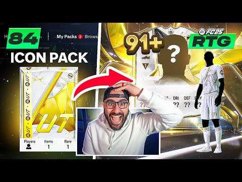 OMG I PACKED A 91+ RATED INSANE ICON! FC 25 ULTIMATE TEAM RTG