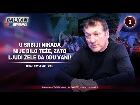 INTERVJU: Zoran Pavlović - U Srbiji nikada nije bilo teže, zato ljudi žele da odu vani! (31.1.2019)