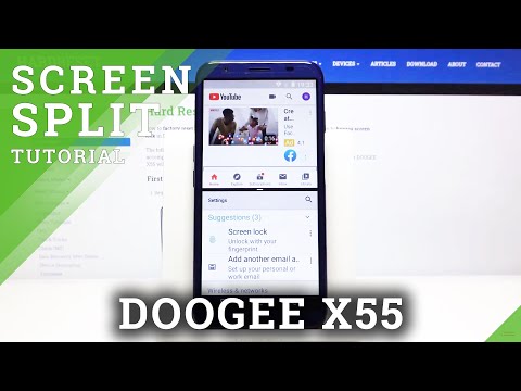 How to Split Screen in DOOGEE X55 – Create Double Screen