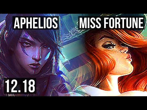 APHELIOS & Lulu vs MISS FORTUNE & Leona (ADC) | Rank 5 Aphelios, Godlike | EUW Challenger | 12.18