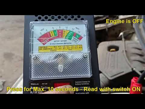 TAGLab BAT100 Battery Tester - 100 Amp Load Tester & Voltmeter