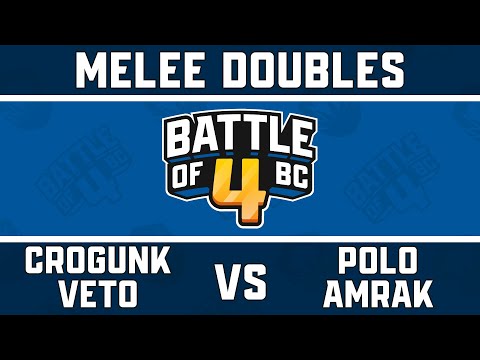 Crogunk/Veto vs Polo/Amrak - Melee Doubles Pools - Battle of BC 4