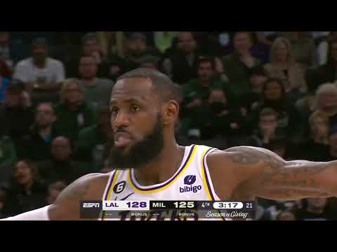 LAKERS SHOCK BUCKS! WILD ENDING! FINAL 3 MINUTES! UNCUT!