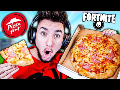 1 FRAG = 1 PIZZA w FORTNITE !🍕 *zjadł za dużo*