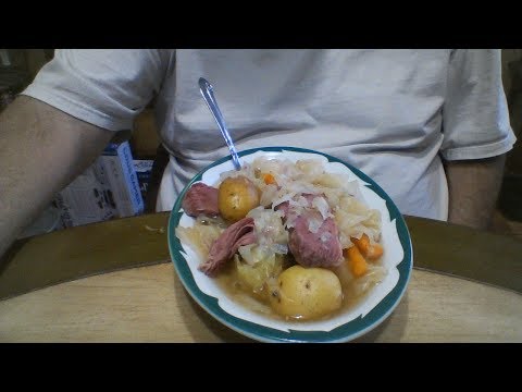 CORNED BEEF AND CABBAGE