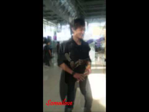 120504 Nichchan @Suvarnabphumi Airport going to Korea