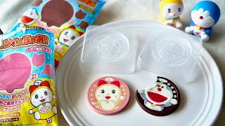 My daughter's work video : TAKARA TOMY Doraemon, Let's make chocolate!