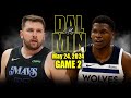 Dallas Mavericks vs Minnesota Timberwolves Full Game 2 Highlights - May 24, 2024 | 2024 NBA Playoffs