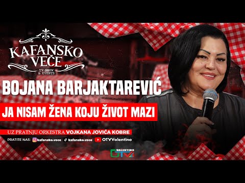 BOJANA BARJAKTAREVIC - JA NISAM ZENA KOJU ZIVOT MAZI | UZIVO | 2025 (ORK. VOJKANA JOVICA KOBRE) | KV