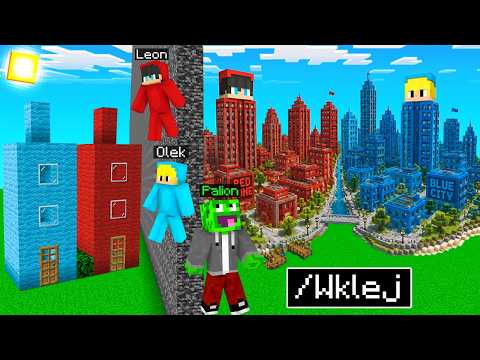 OSZUKUJĘ w BUDOWANIU MIASTA LEONA i OLKA w Minecraft!