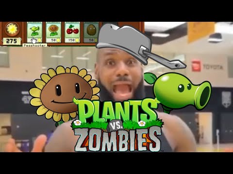 lebron james, scream if you love plants vs zombies