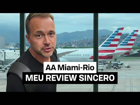 What is the American Airlines flight like from Miami to Rio de Janeiro?