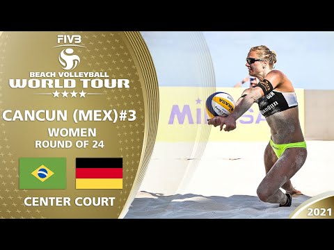 Agatha/Duda vs. Behrens/Ittlinger - Women's R24 | Full Match | 4* Cancun 2021 #3