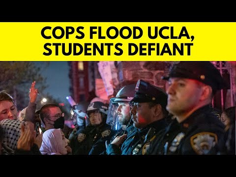 UCLA Protests | Tensions High At UCLA As Police Order Pro-Palestinian Protesters To Leave | N18V