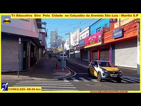 Tv Educativa Giro Pela Cidade Avenida São Luiz - Marília S.P.
