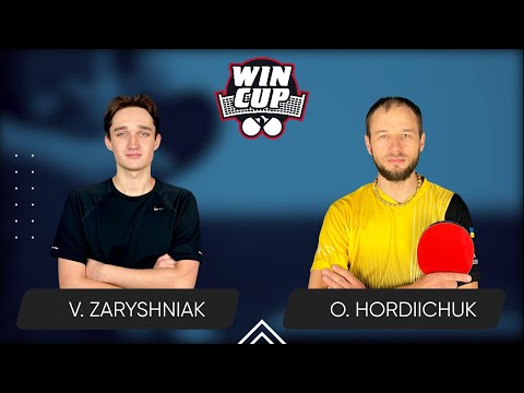 17:00 Vadym Zaryshniak - Oleksandr Hordiichuk 18.09.2024 | TABLE TENNIS WINCUP