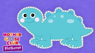 Dinosaur Stomp the Blanket Monster | Dress Up Theater | Mother Goose Club Playhouse | Songs for Kids